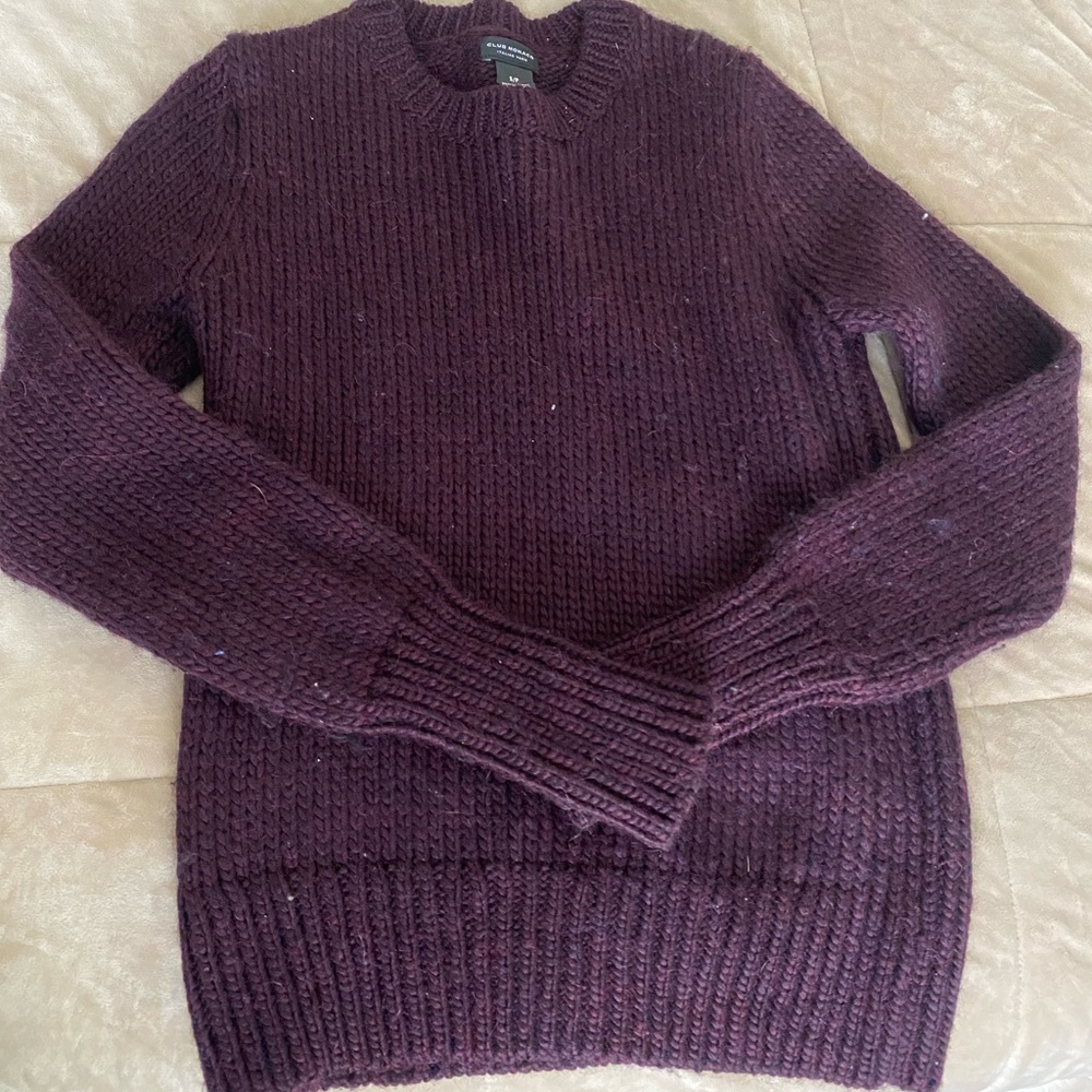 Club Monaco Purple Crew neck